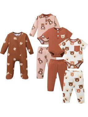 Soft Stretch Baby Boy Outfit | Newborn Clothes 0M-12M | Adorable Baby Set